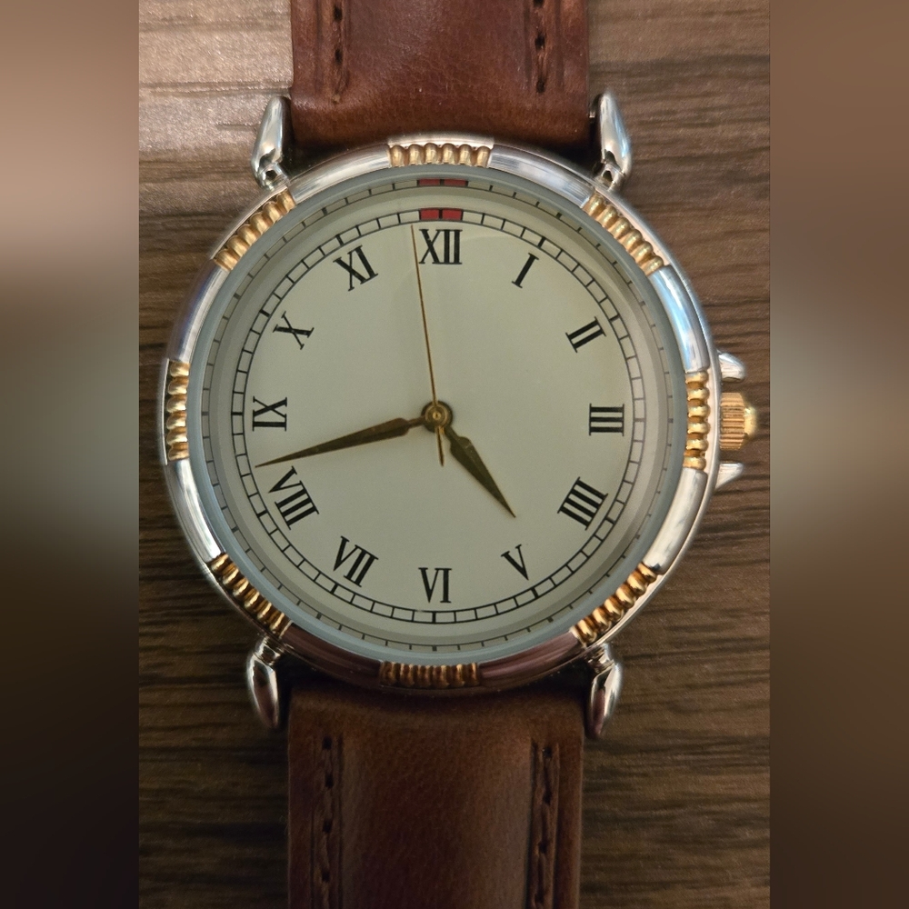 Fossil PR-5001 Women's Classic Brown Leather Band Roman Numeral Wristwatch - Picture 2 of 7
